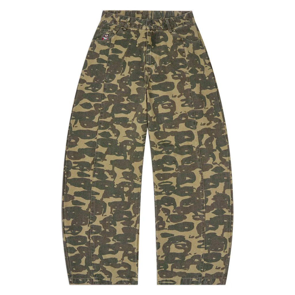 Kidsuper Face Camo Wide Leg Jean