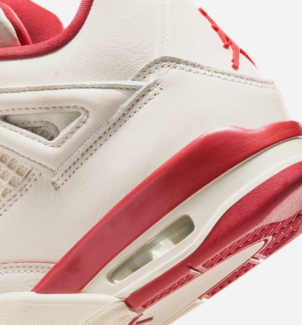 Air Jordan 4 Retro Valentine's Day Women's Lifestyle Shoes - Pale Ivory/Sierra Red/Tough Red