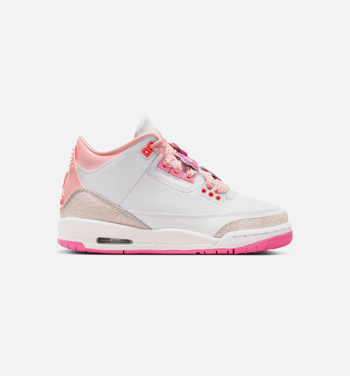 Air Jordan 3 Retro “Spring Flowers” Grade School Lifestyle Shoes (GS)