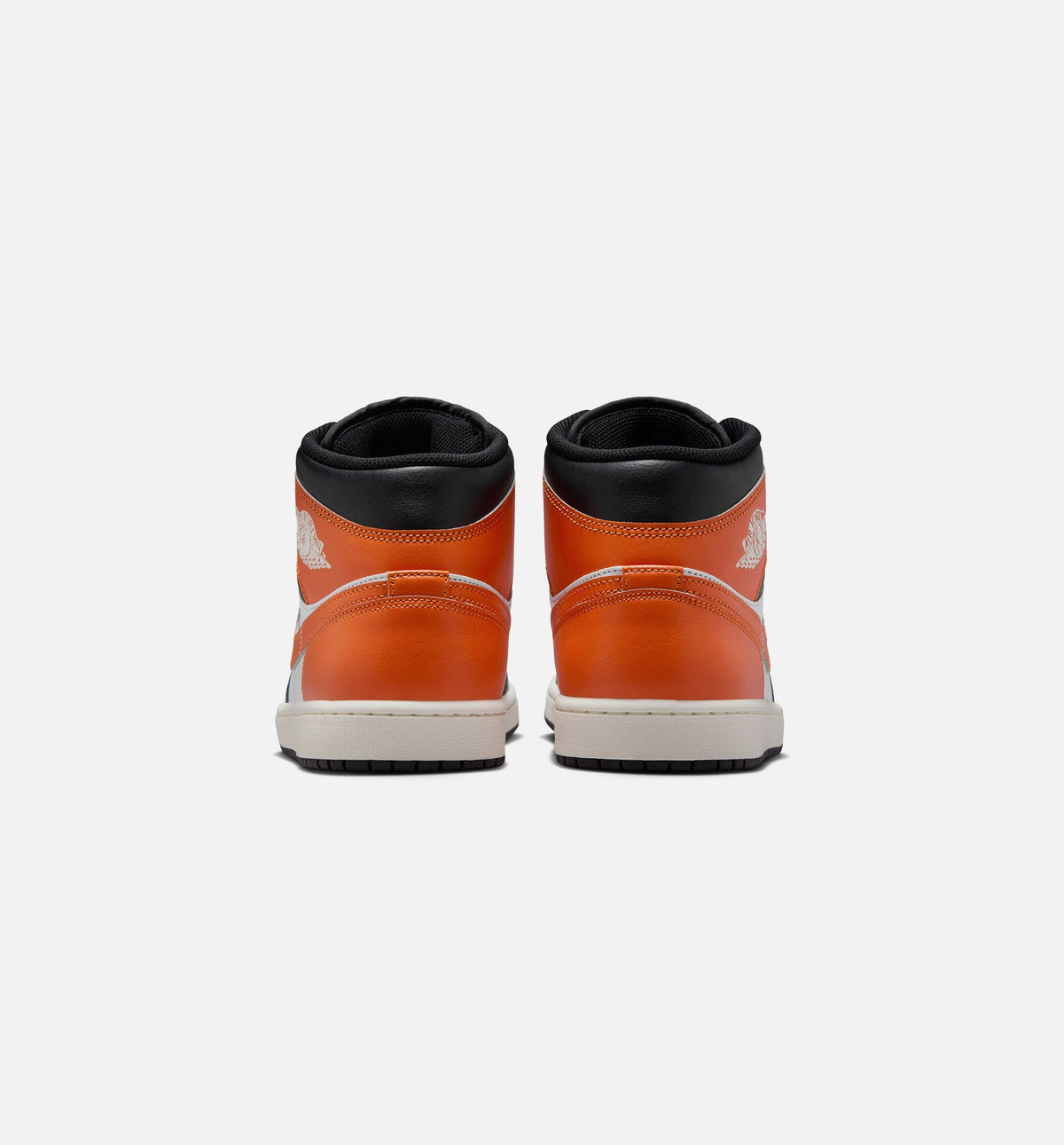 Air Jordan 1 Mid Men's Sneakers | Starfish/White/Sail/Black