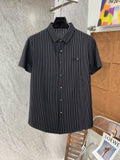 Ralph Lauren Men's Striped Short‑Sleeve Button‑Down Shirt