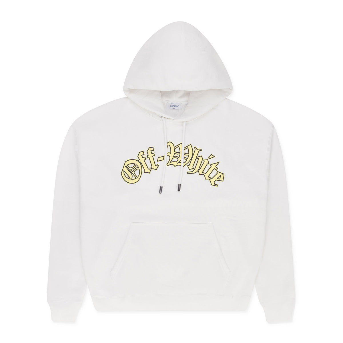 White Goth Logo Hoodie