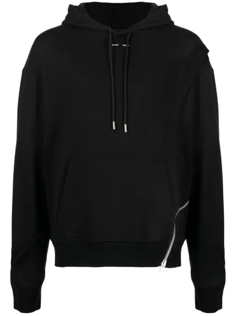 HELIOT EMIL zipped organic cotton hoodie