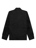 sacai contrasting-trim shirt jacket
