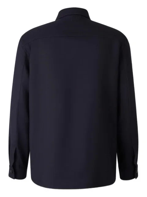 Canali chest-pockets shirt jacket