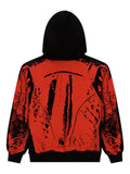 SP5DER JP5 Moto zipped hoodie