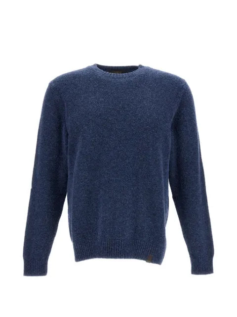 Zanone crew-neck bouclé sweater