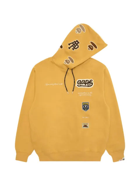 AAPE BY *A BATHING APE® AAPEUNVS logo-patch drawstring hoodie