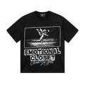 MIXED EMOTION Rhinestone-Style Graphic T-Shirt