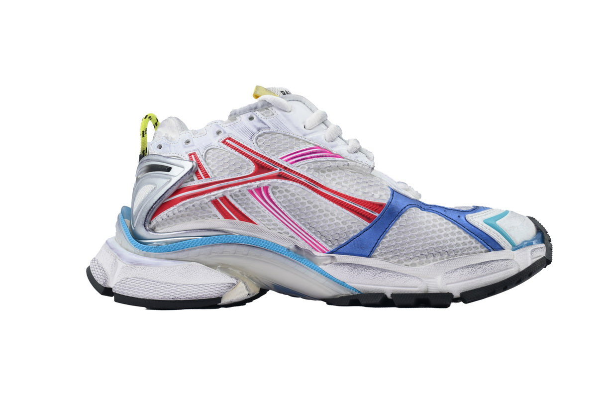 Balenciaga Runner Sneaker Worn-Out - White Multi-Color 772767 W3RBW 9645