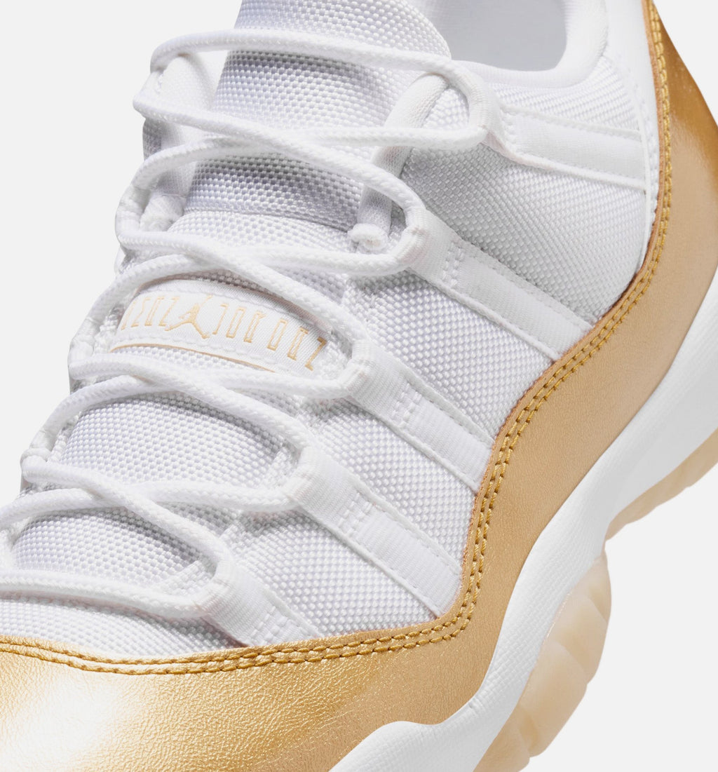Air Jordan 11 Retro Low Mother's Day Women's Lifestyle Shoe – White/Metallic Gold/Team Gold
