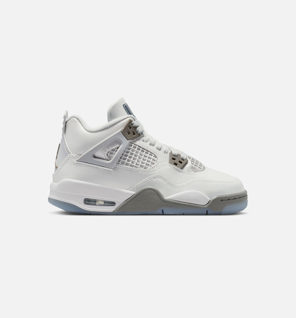Air Jordan 4 Retro Blue Chill Grade School – Photon Dust/Blue Chill/Flat Pewter/White/Blue Tint