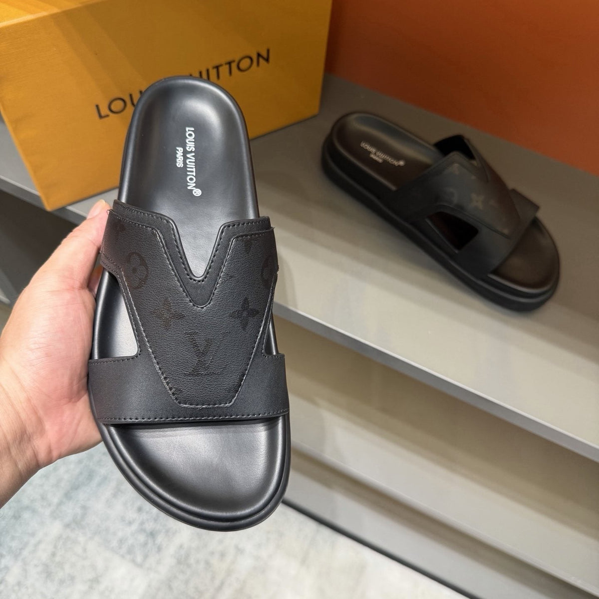 Louis Vuitton Oasis Cutout Slide Sandals