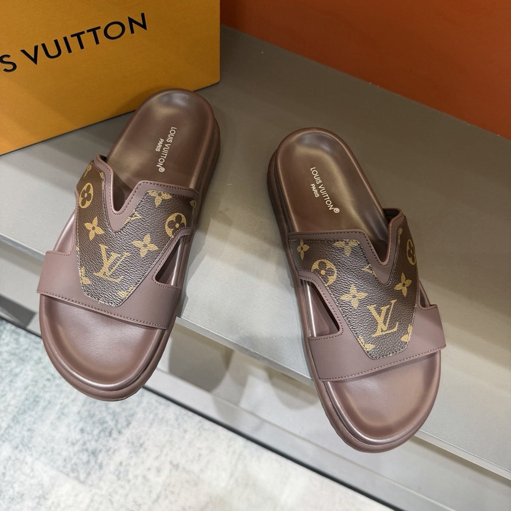 Louis Vuitton Oasis Cutout Slide Sandals