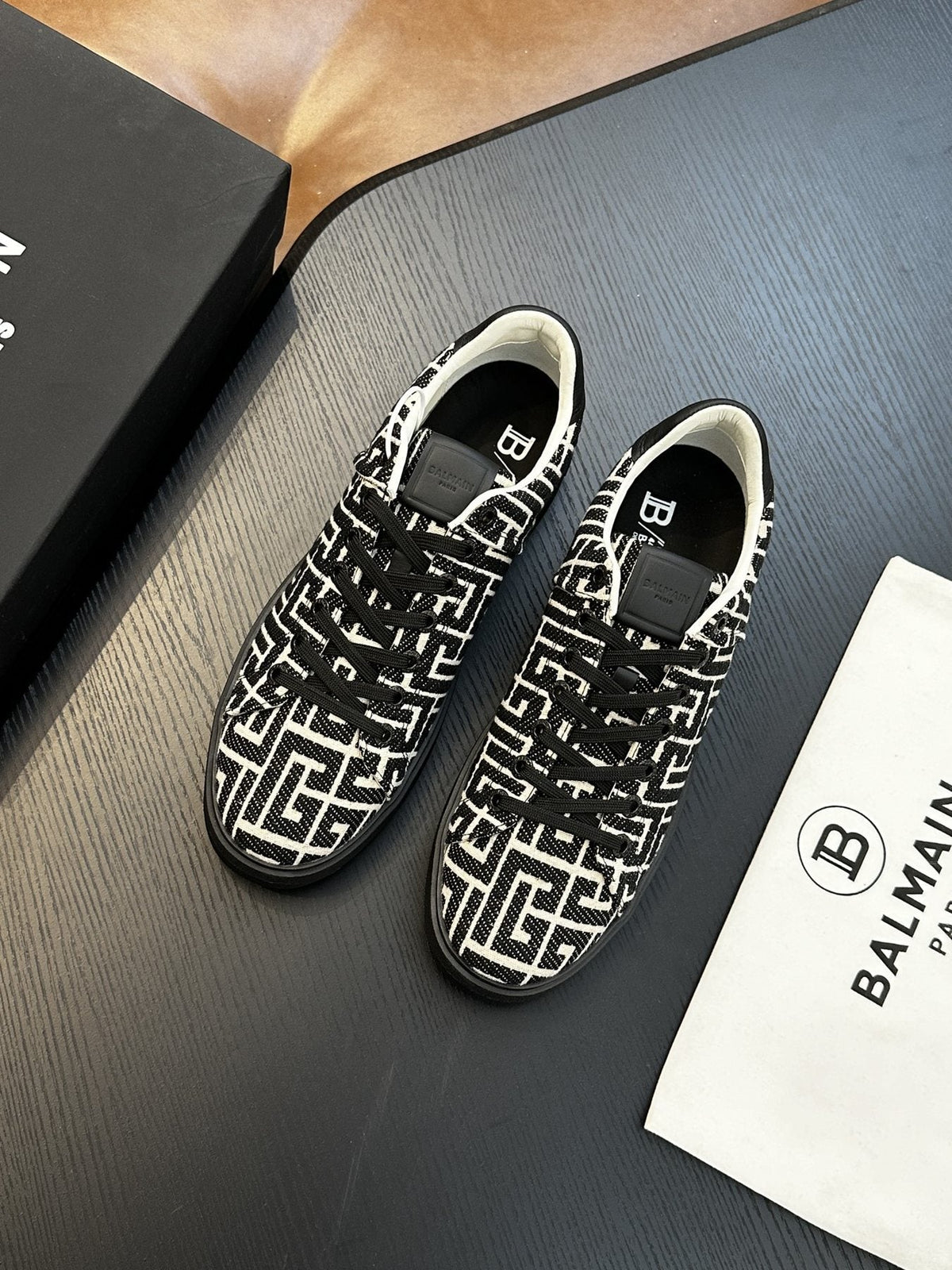 Balmain B-Skate Low-Top Sneakers
