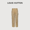 Louis Vuitton LV Splash Ink Graffiti Denim Cargo Pants